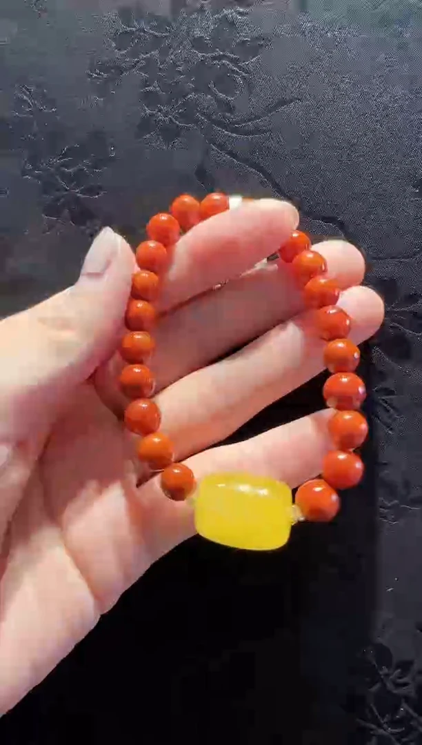 未镶嵌手串南红玛瑙珠宝原创直播间