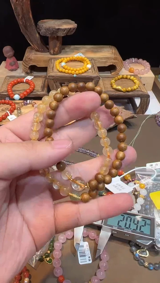 水晶手链未镶嵌手饰@@E6088