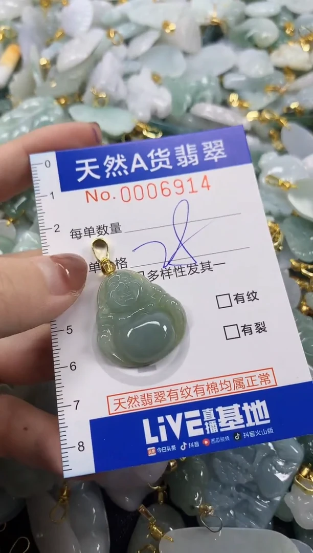 颈饰未镶嵌翡翠天然A货翡翠