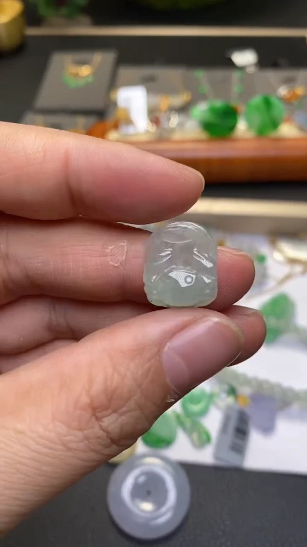 颈饰未镶嵌翡翠净货34231