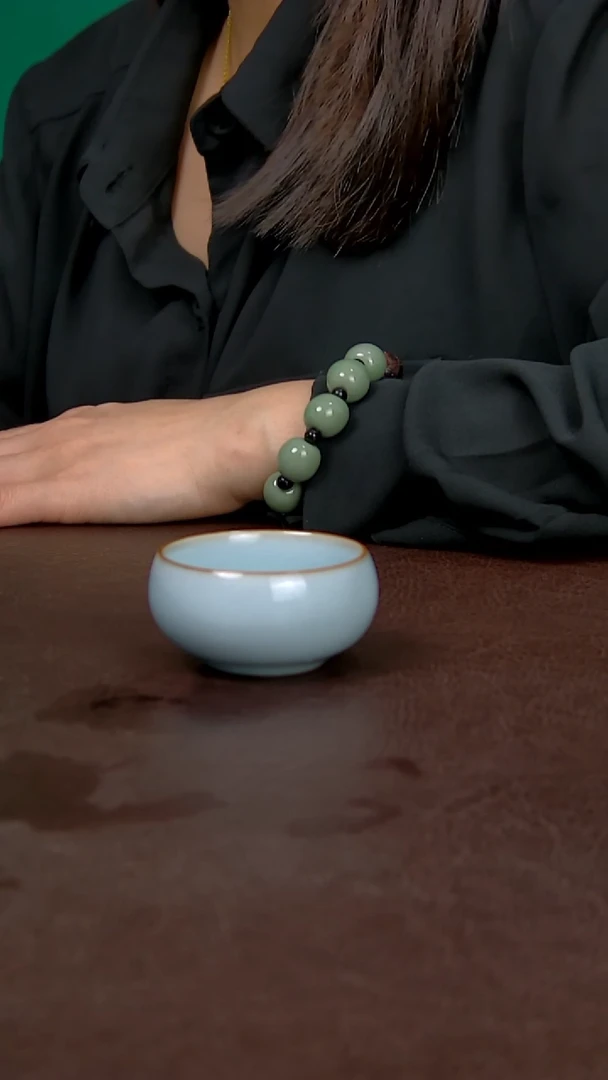 天青铜口小禅定杯不完美 简装