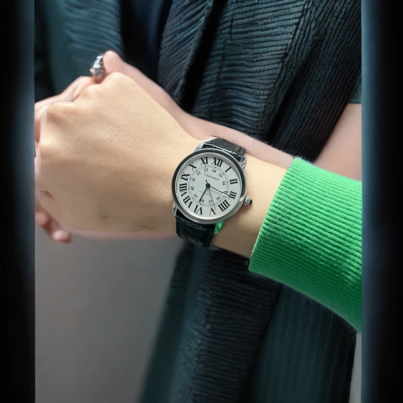 95新 Cartier/卡地亚 42mm伦敦/W6701010/精钢/机械/男士百搭时尚