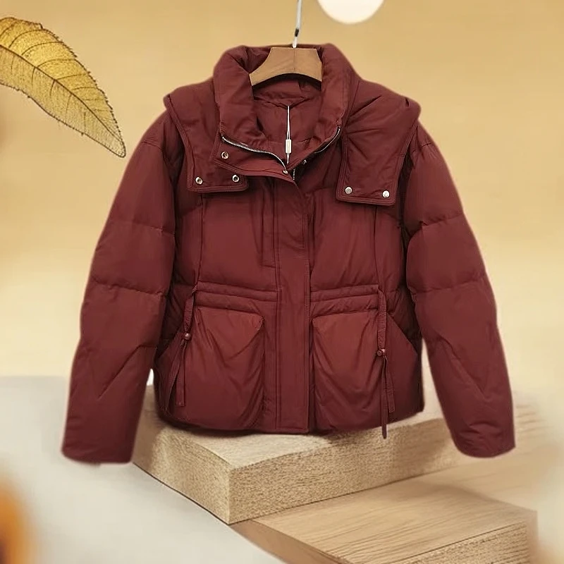 L443706回味依衣秋冬新款泡芙短款羽绒服百搭宽松减龄