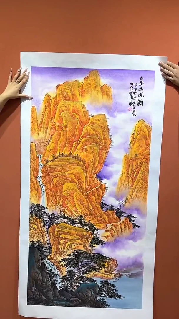国画郑乐华手绘绘画作品27-40