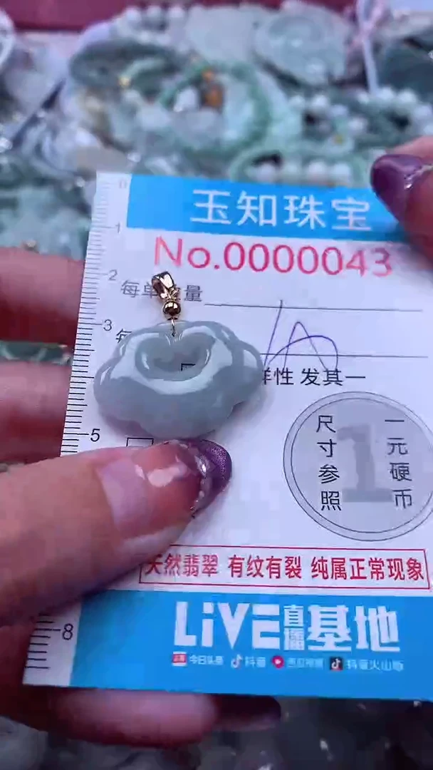 翡翠未镶嵌吊坠(不含链)44