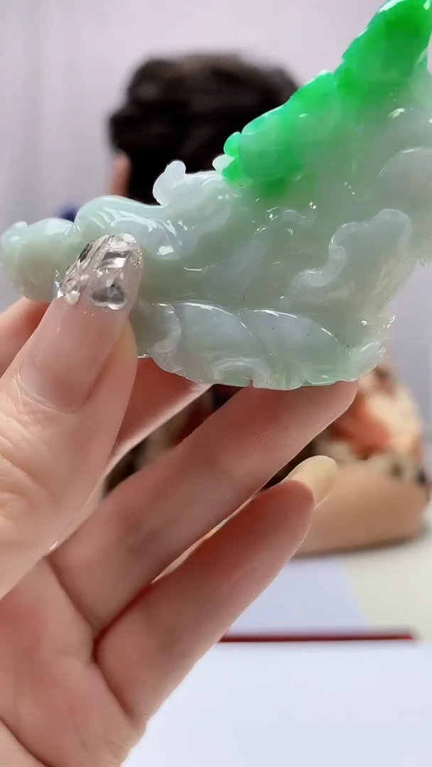 定制翡翠未镶嵌4688DD-毛货挂件14