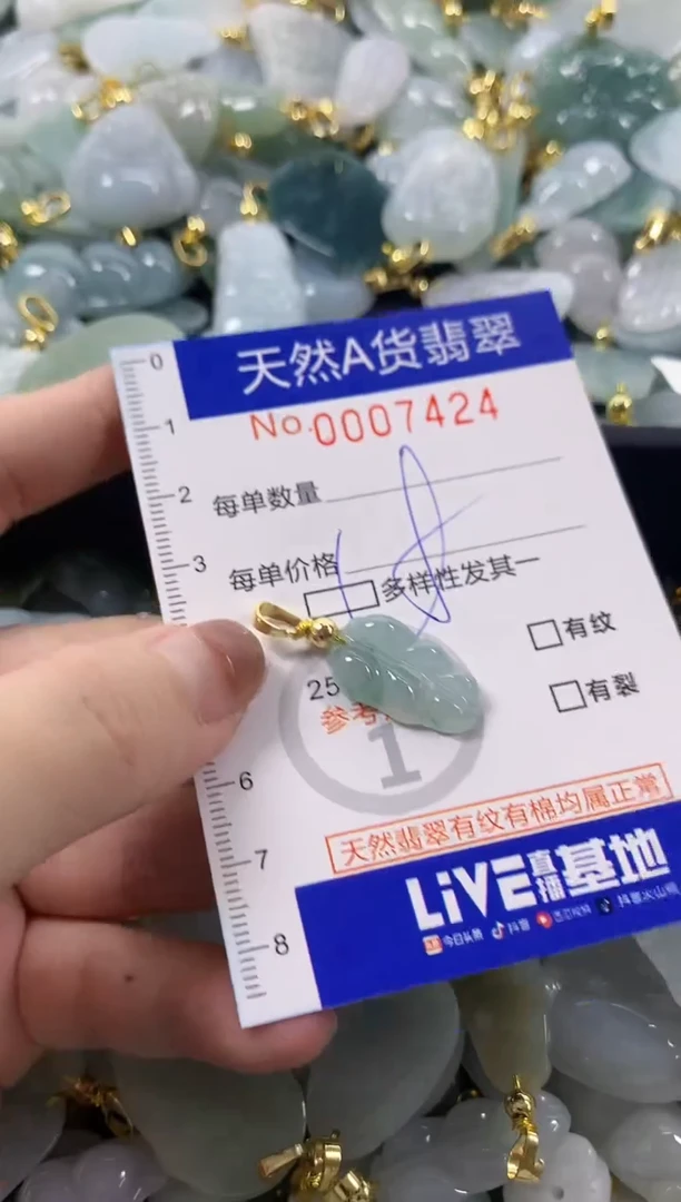 颈饰未镶嵌翡翠天然A货翡翠