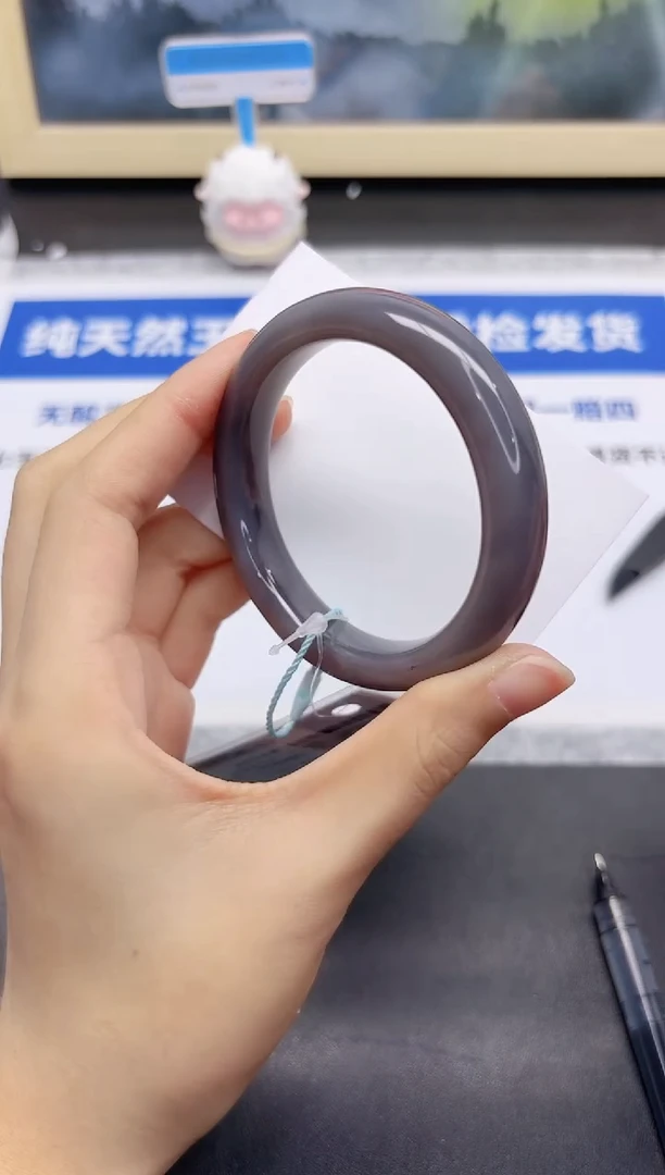 和田玉手镯未镶嵌208-54qz