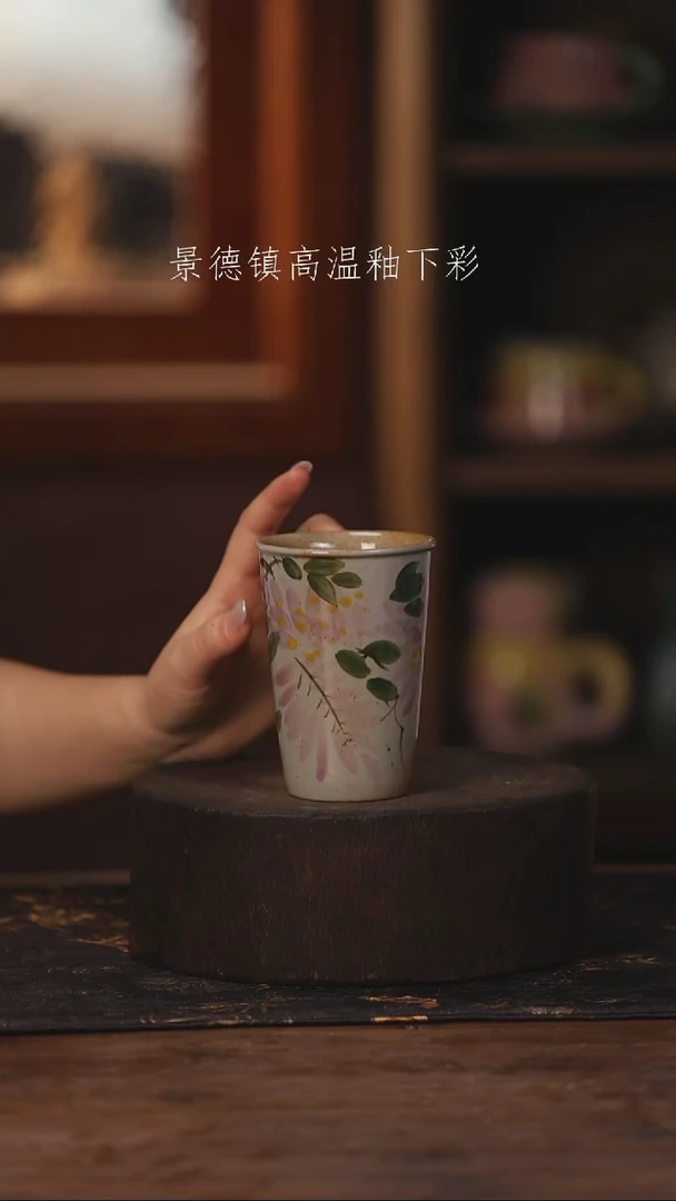 陶瓷景德镇高温釉下手绘陶瓷201