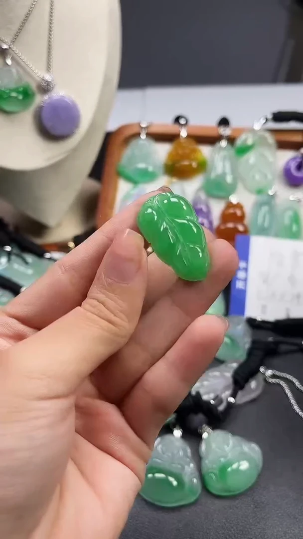 颈饰未镶嵌翡翠  所见即所得 一图一物