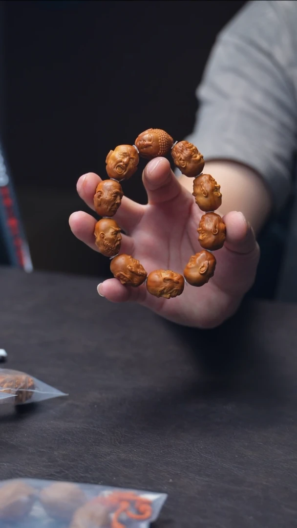 手串/手链橄榄核双面十八罗汉