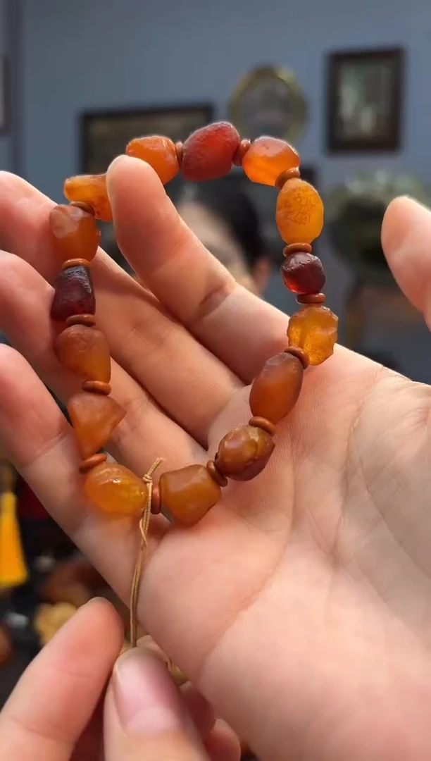 手串琥珀未镶嵌手串