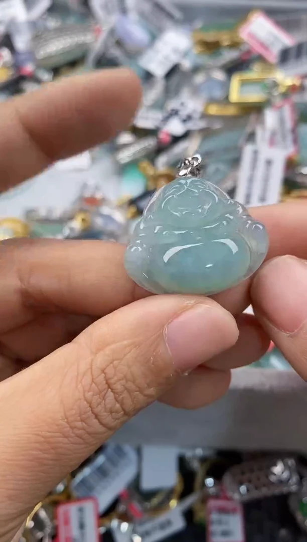 银S925镶嵌戒指翡翠444      2