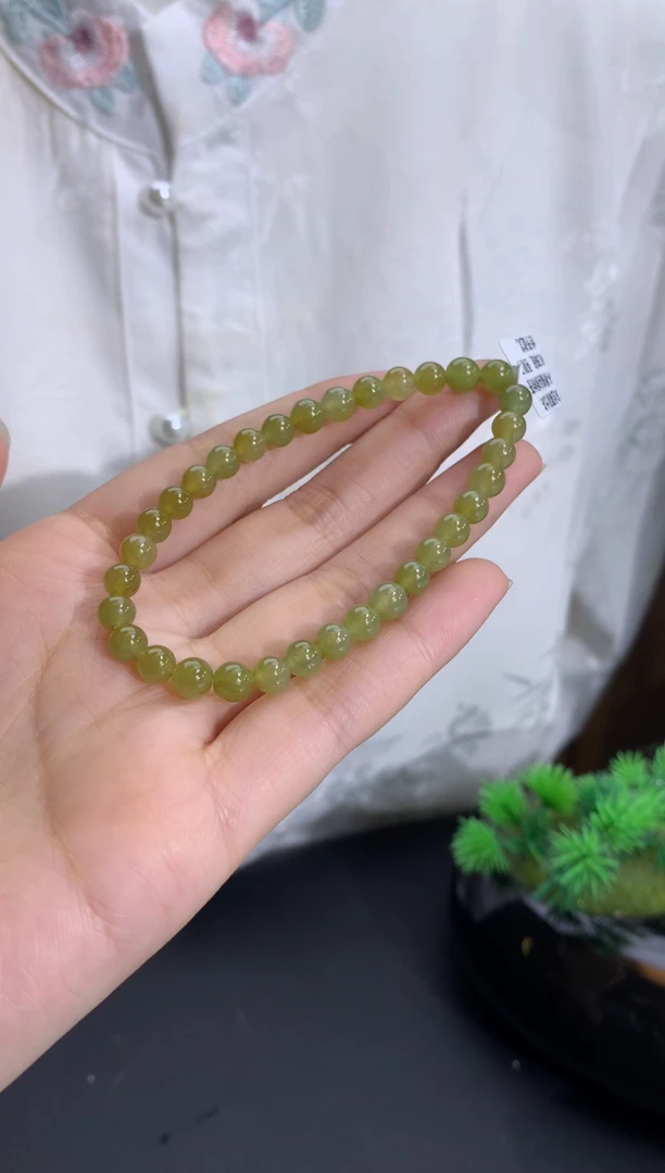 未镶嵌手串翡翠卡5.3-5.7mm