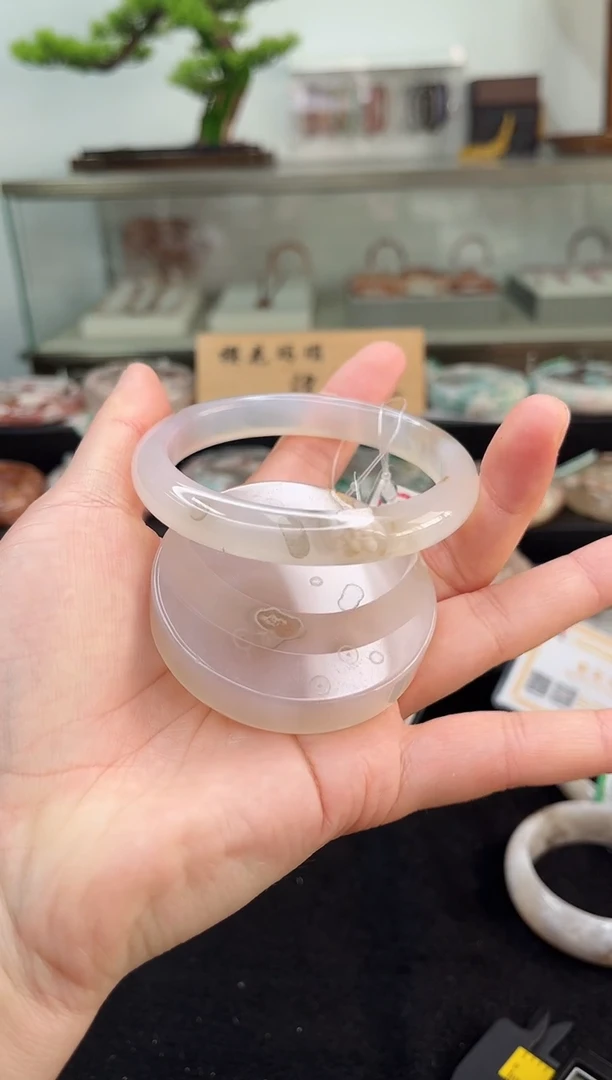 未镶嵌手镯石英质玉61圈口（赠品镯心）3985269