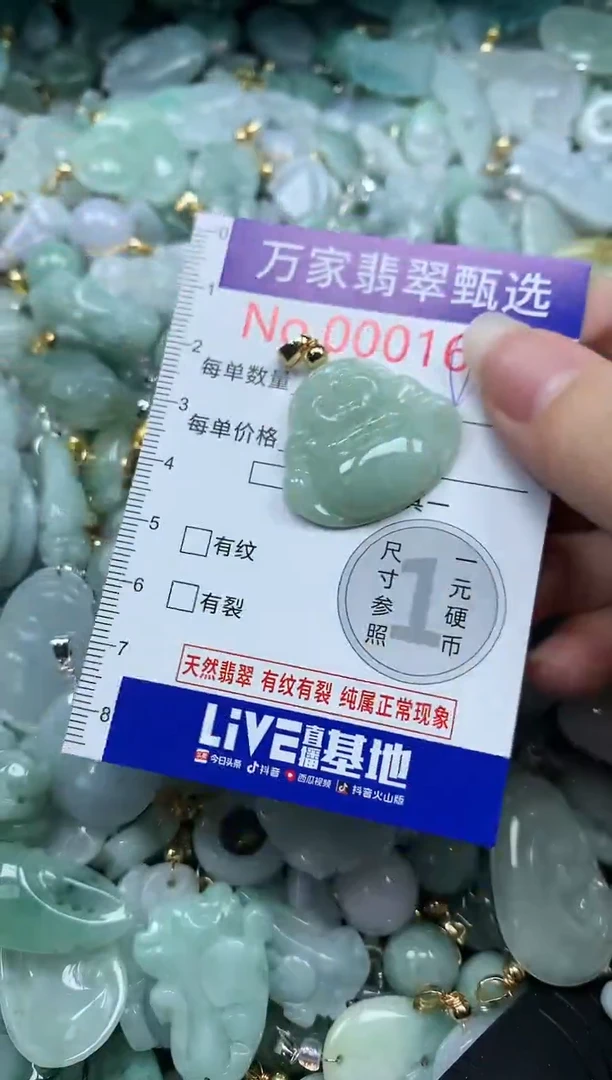 吊坠(不含链)未镶嵌翡翠1685