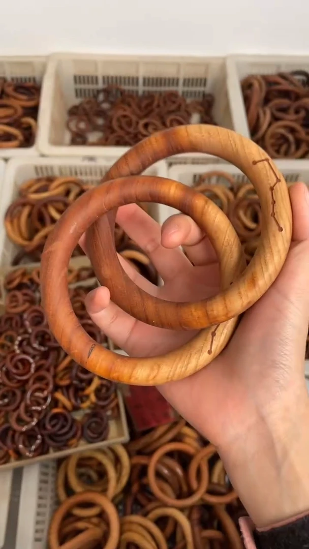 【闪购商品】木桃木80刻星款乾坤圈微瑕随机发