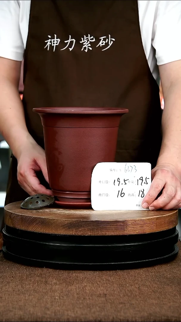 紫砂花盆花卉园艺6373