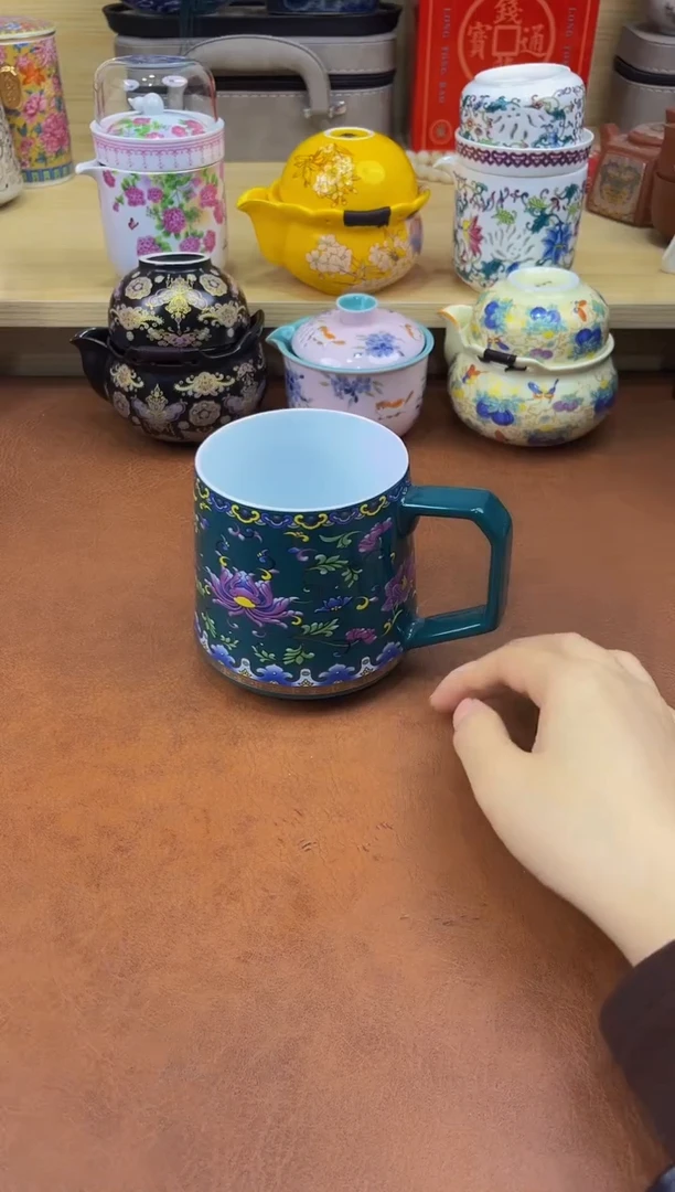 陶陶瓷茶具摆件旅行套组