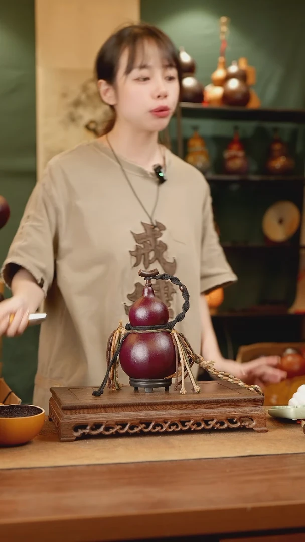 435号精品天然大漆酒葫芦一物一拍~