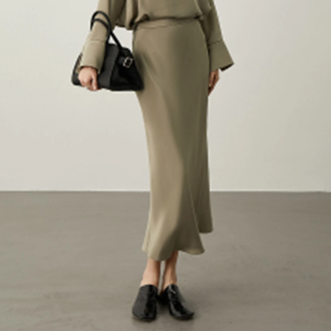 【有你】冬季新款时尚气质优雅简约休闲女士休闲半身裙轻奢WTZ23229