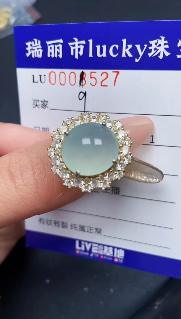 【闪购商品】翡翠颈饰银S925镶嵌9527