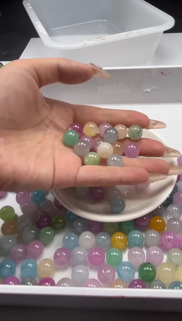 未镶嵌颈饰碧玺w2524彩虹碧玺12mm*10颗