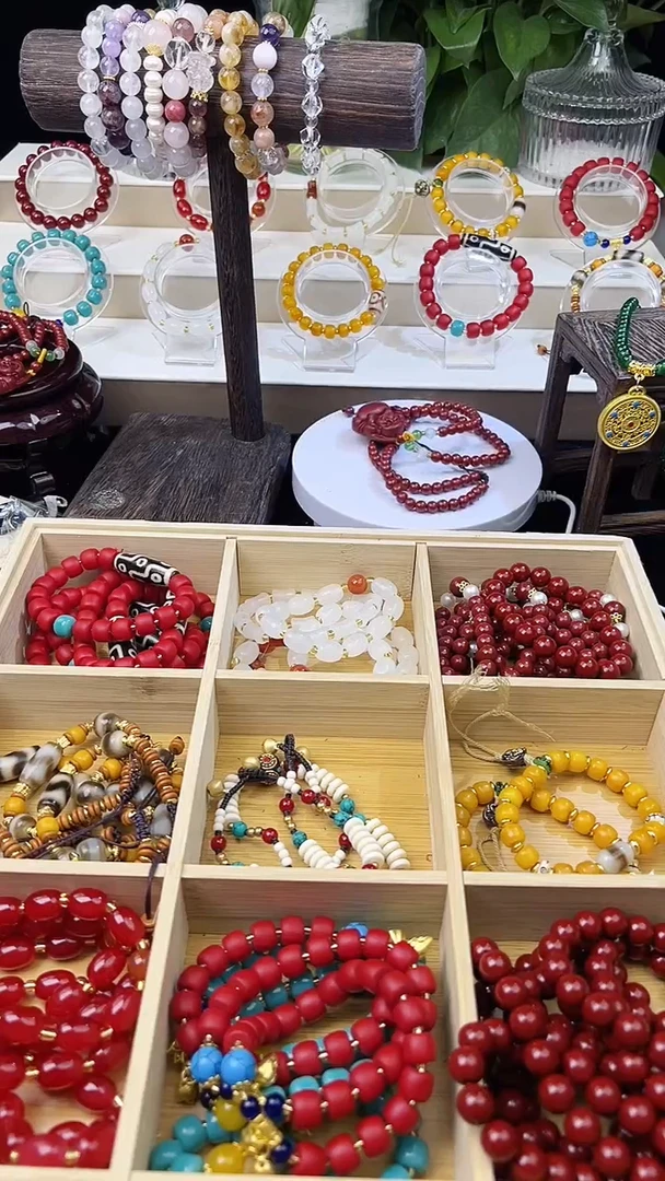 仿水晶非金属手串