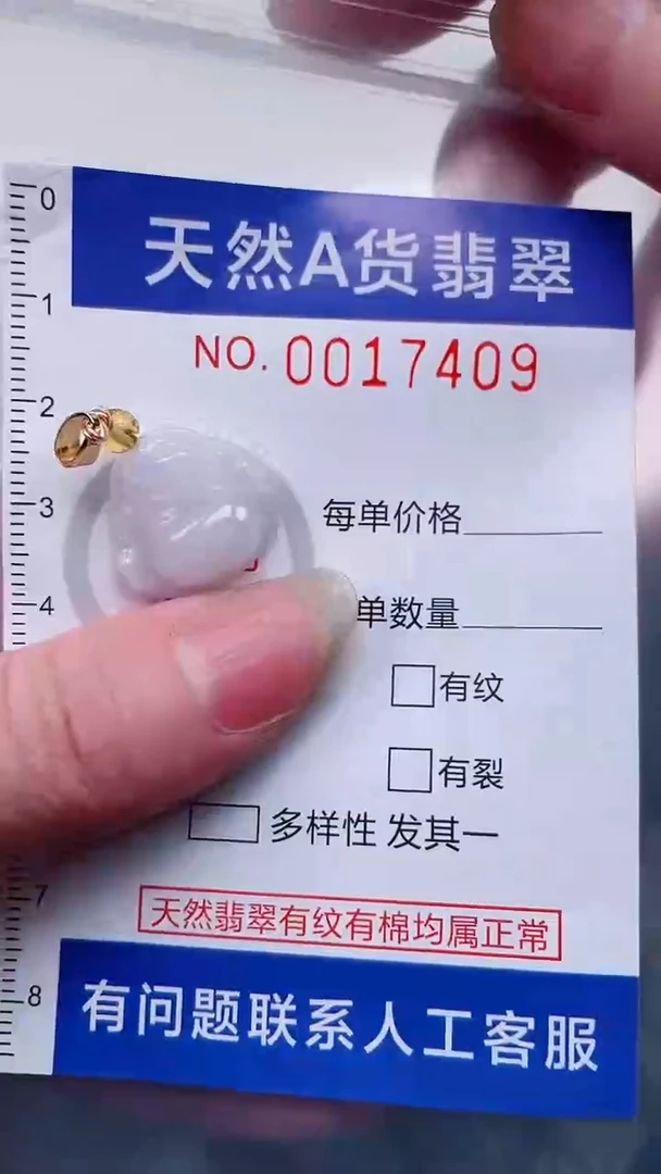 翡翠未镶嵌吊坠(不含链)1