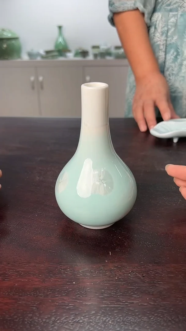 龙泉云间青瓷小米茶器