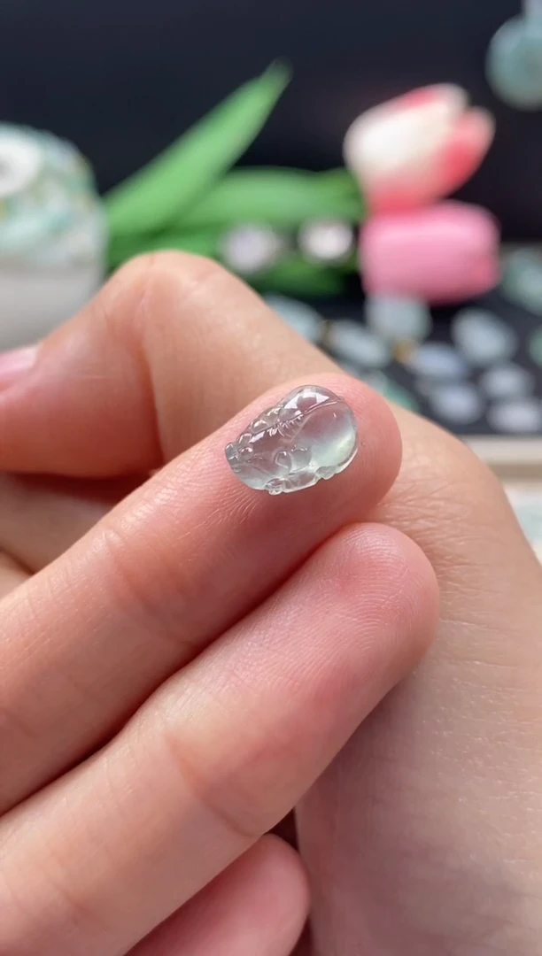 【闪购商品】翡翠颈饰未镶嵌翡翠冰种貔貅