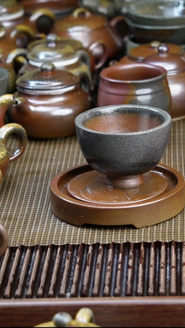 茶壶紫砂道****名柴烧 将军杯