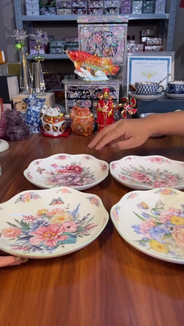 103田园之梦浅盘套四