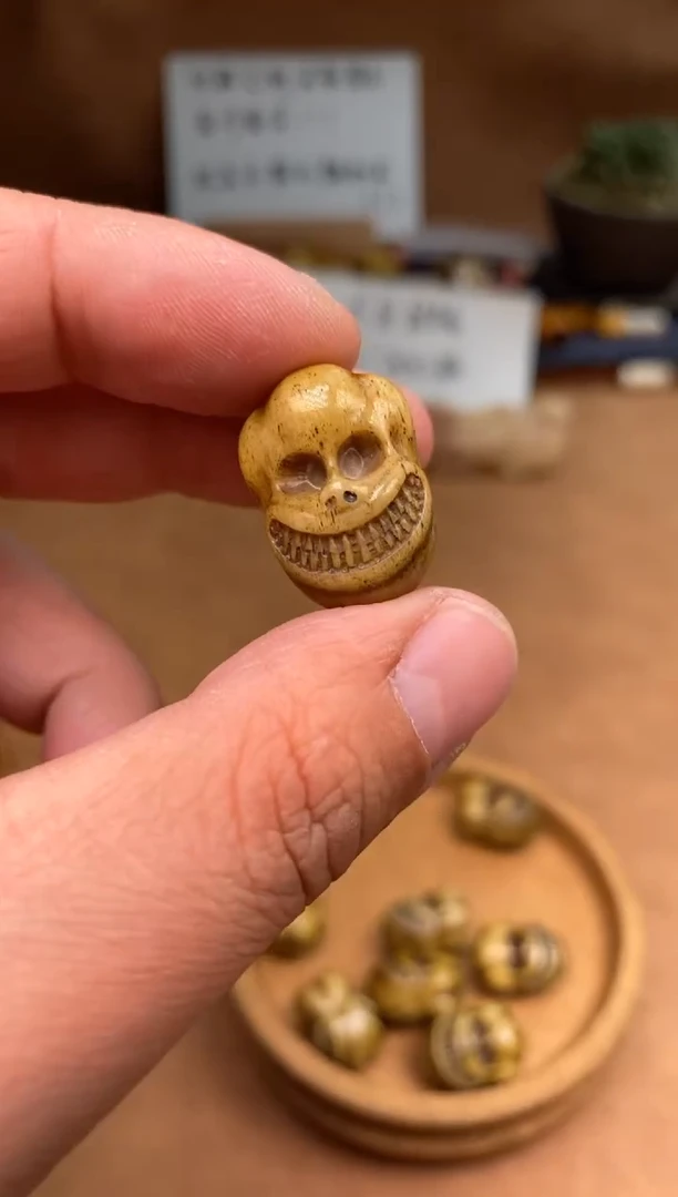 【闪购商品】牛骨其他P415-双面尸驼林-有棕裂