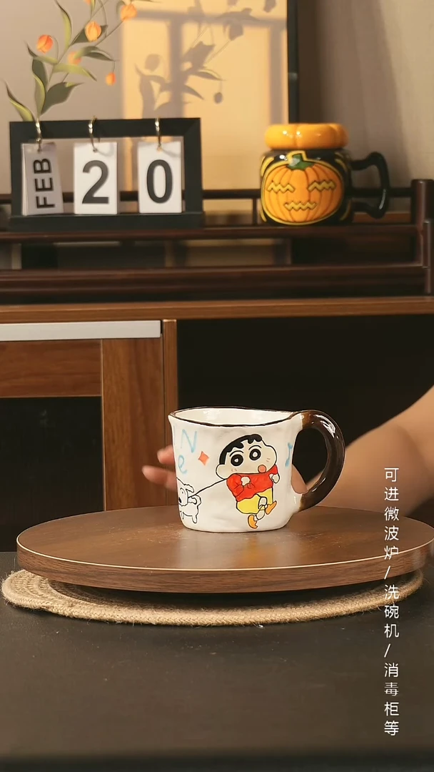 陶瓷景德镇高温釉下彩纯手绘创意瓷