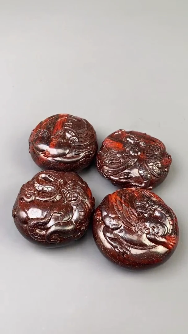 【闪购商品】檀香紫檀（小叶紫檀）把件印度小叶紫檀  四大神兽