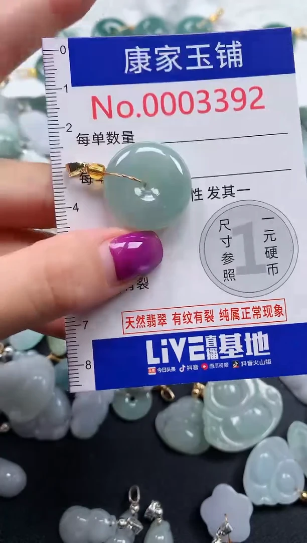颈饰未镶嵌翡翠3392