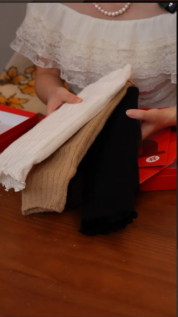 陶20-堆堆袜 袜套 礼盒装2套  4 条