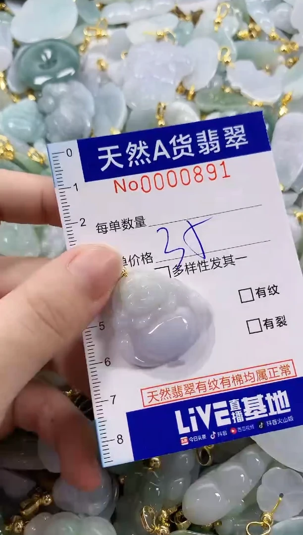 颈饰未镶嵌翡翠天然A货翡翠