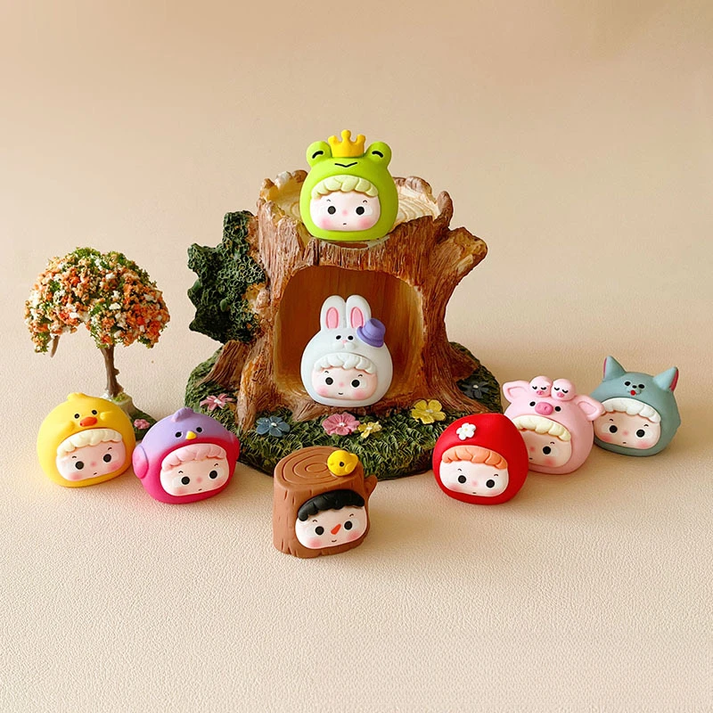 【九宫格】手感漆森林童话故事diy饰品摆件