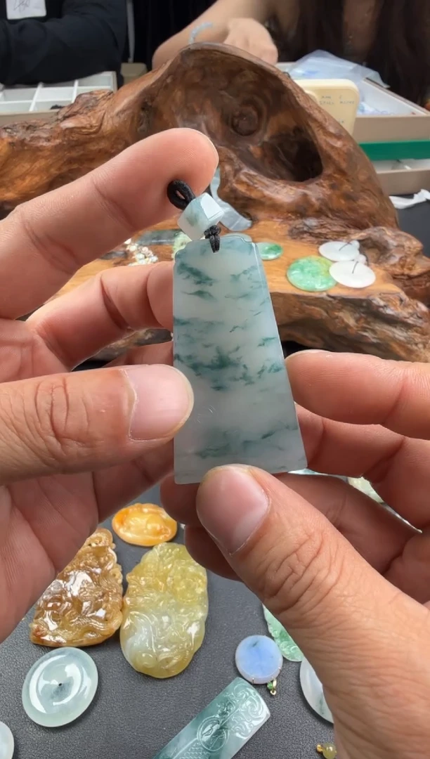 吊坠(不含链)未镶嵌翡翠翡翠饰品-240
