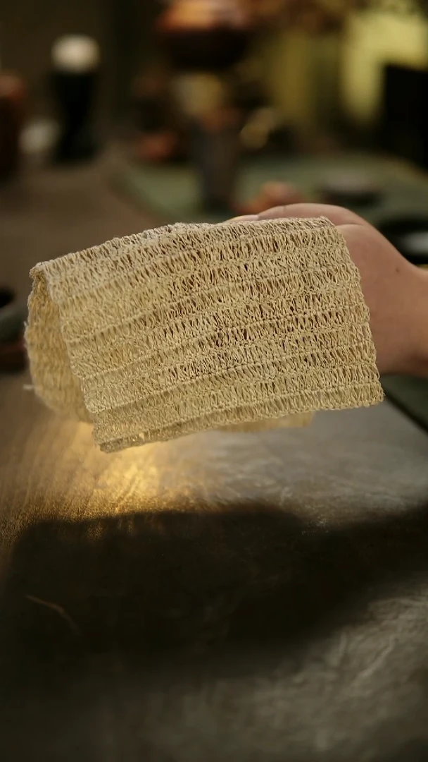 阿眠      火麻钩织茶席