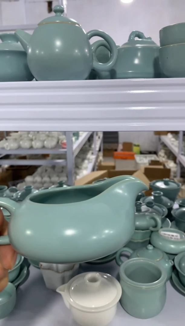 【清！一件不留】汝窑、茶壶盖碗茶杯主人杯微矿点