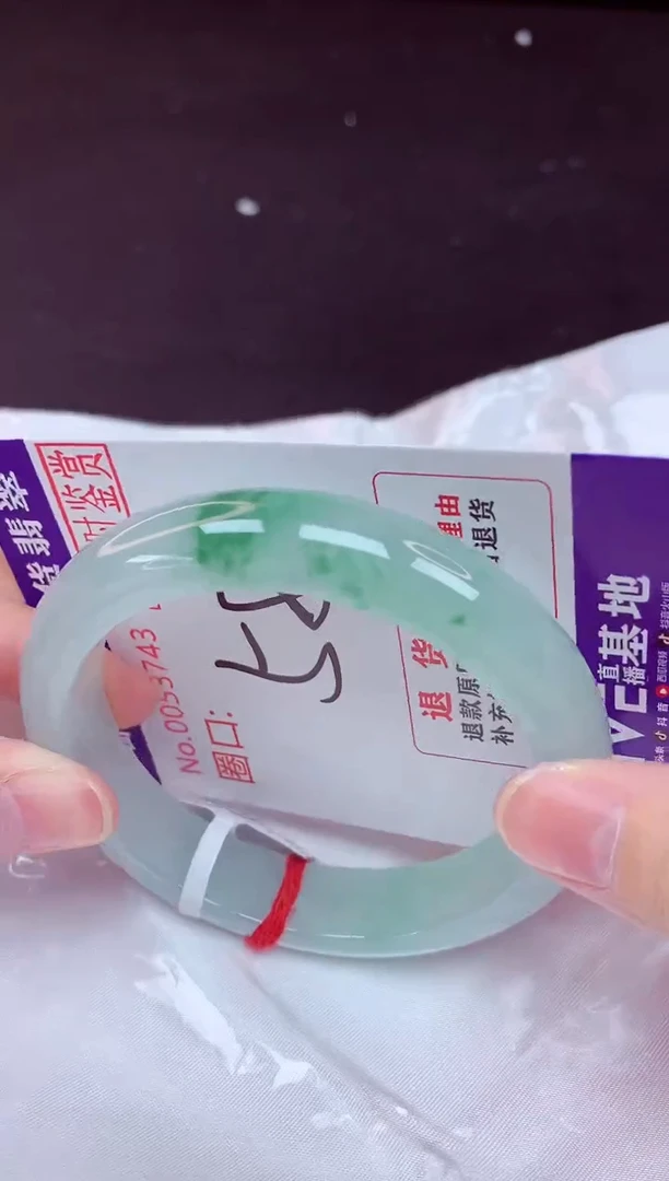 未镶嵌手镯翡翠58（48小时鉴赏期 ）