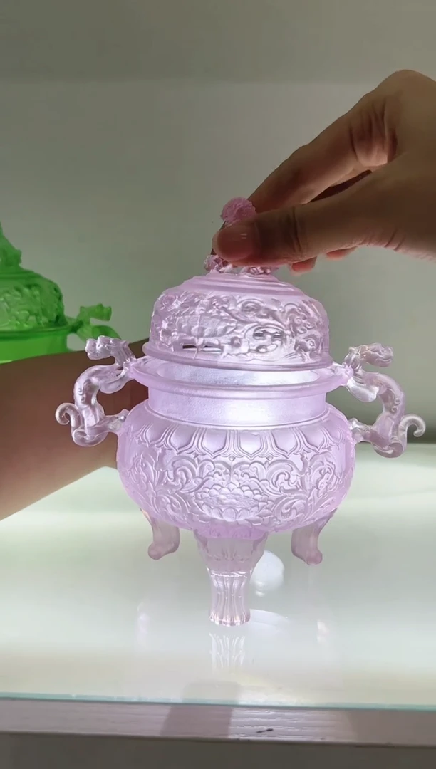 手工艺品琉璃古法琉璃帝王炉
