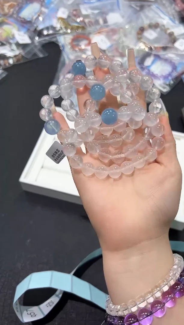 水晶手链未镶嵌44q多样性发其一【1条】默认微瑕