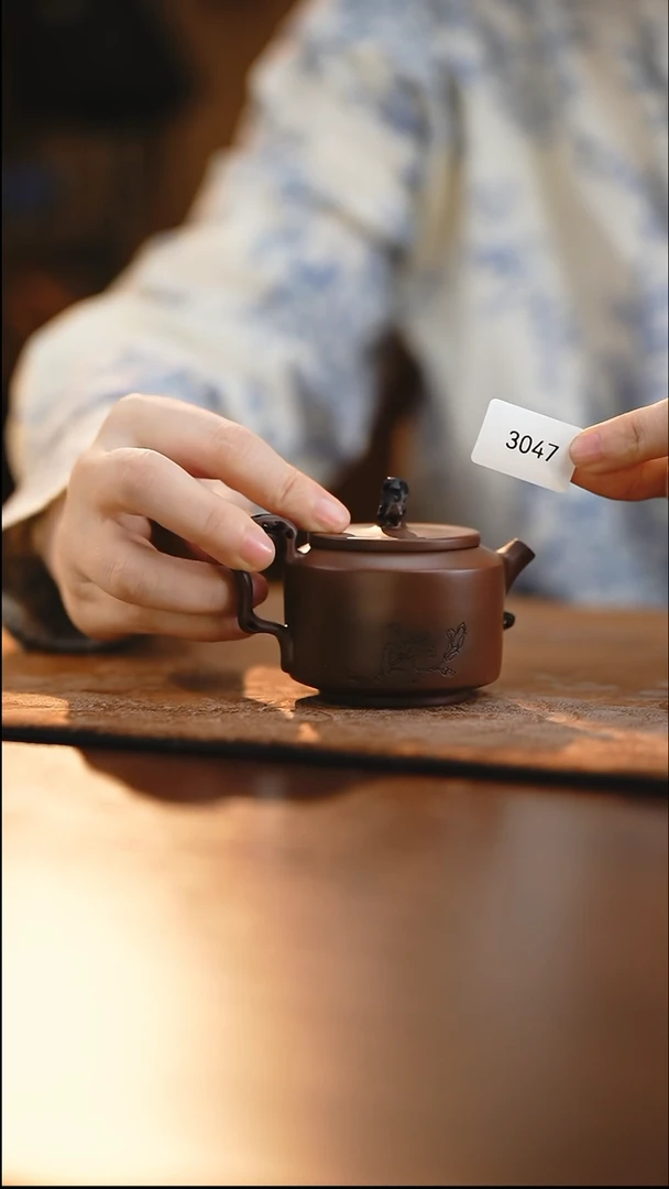 雲梦茶器紫陶茶壶3047