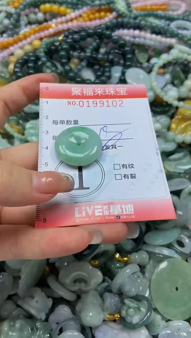 翡翠未镶嵌颈饰闪购0199102