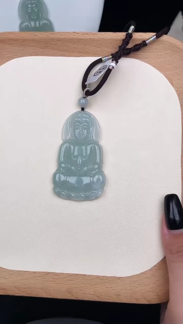 颈饰未镶嵌翡翠Y5C027观音-13