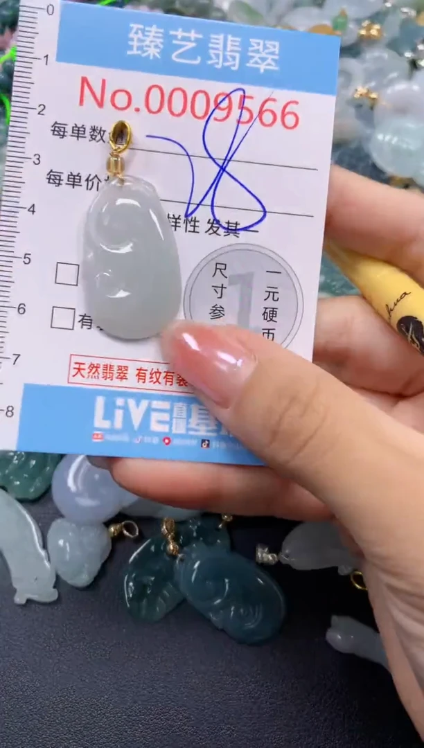 颈饰未镶嵌翡翠9566